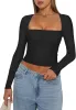 Midnight Horizon Square Neck Crop Top sold by ReoRia