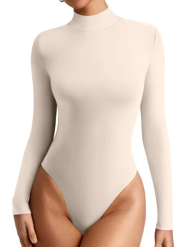 Veil of Shadows Mock Neck Bodysuit sold by ReoRia