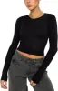Effortless Charm Crew Neck Long Sleeve Top sold by ReoRia