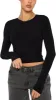Effortless Charm Crew Neck Long Sleeve Top sold by ReoRia