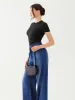 Crew Neck Short Sleeve Tops Double Lined Slim Fit T Shirts sold by ReoRia
