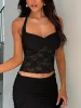 Halter Sexy Going Out Crop Tank Top sold by ReoRia