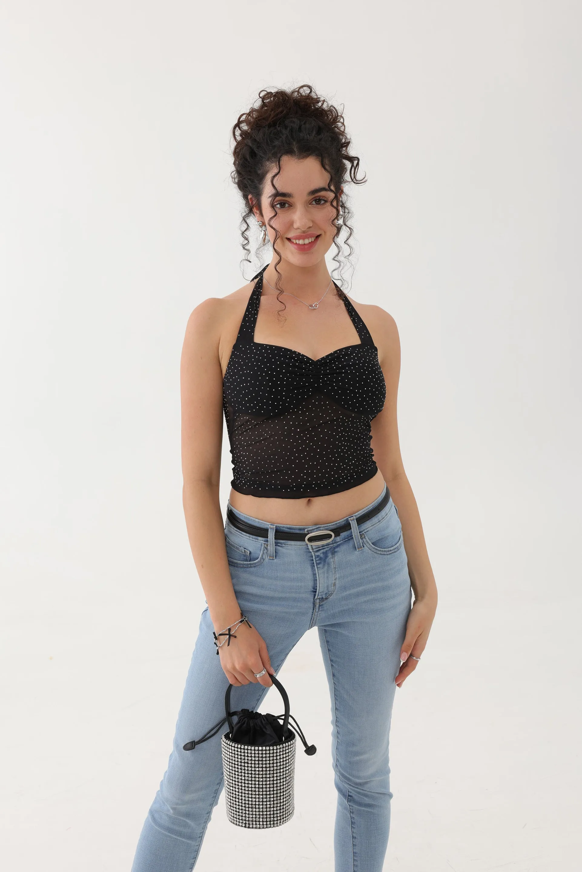 Halter Sexy Going Out Crop Tank Top sold by ReoRia