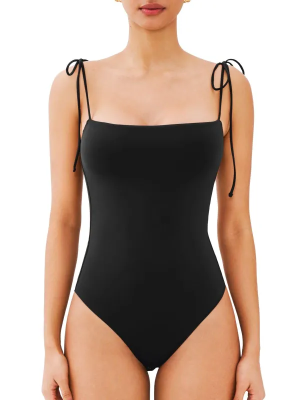 Shoulder Strap Bodysuit sold by ReoRia