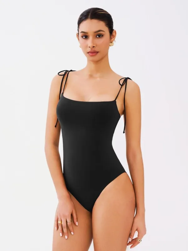 Shoulder Strap Bodysuit sold by ReoRia