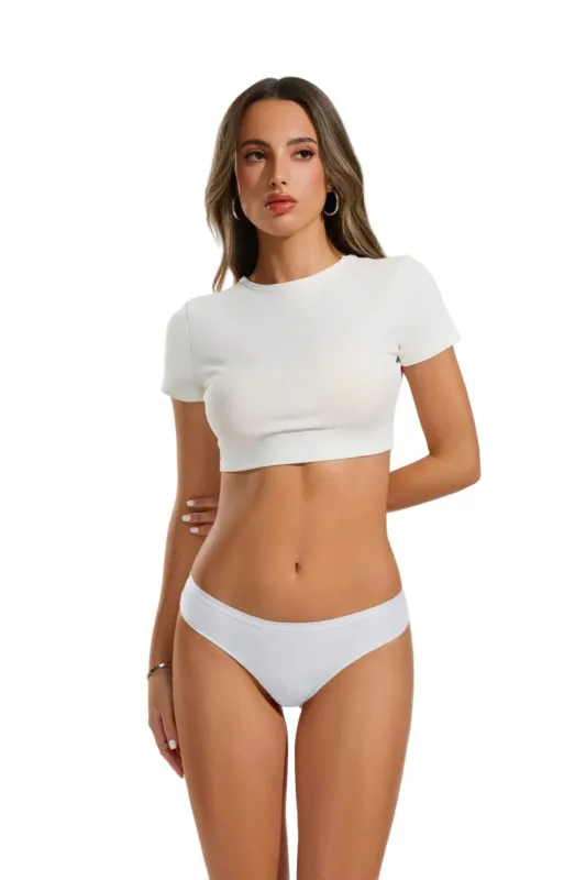 Cotton Underwear Lace Cheeky Hipster Panties Sexy Low Rise Briefs 4 Pack sold by ReoRia