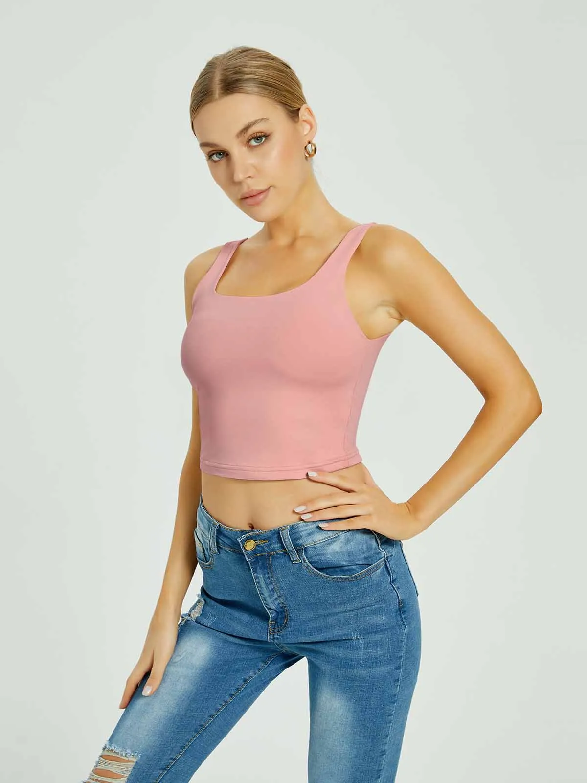 Iconic Presence Sleeveless Crop Top sold by ReoRia product image thumbnail 2