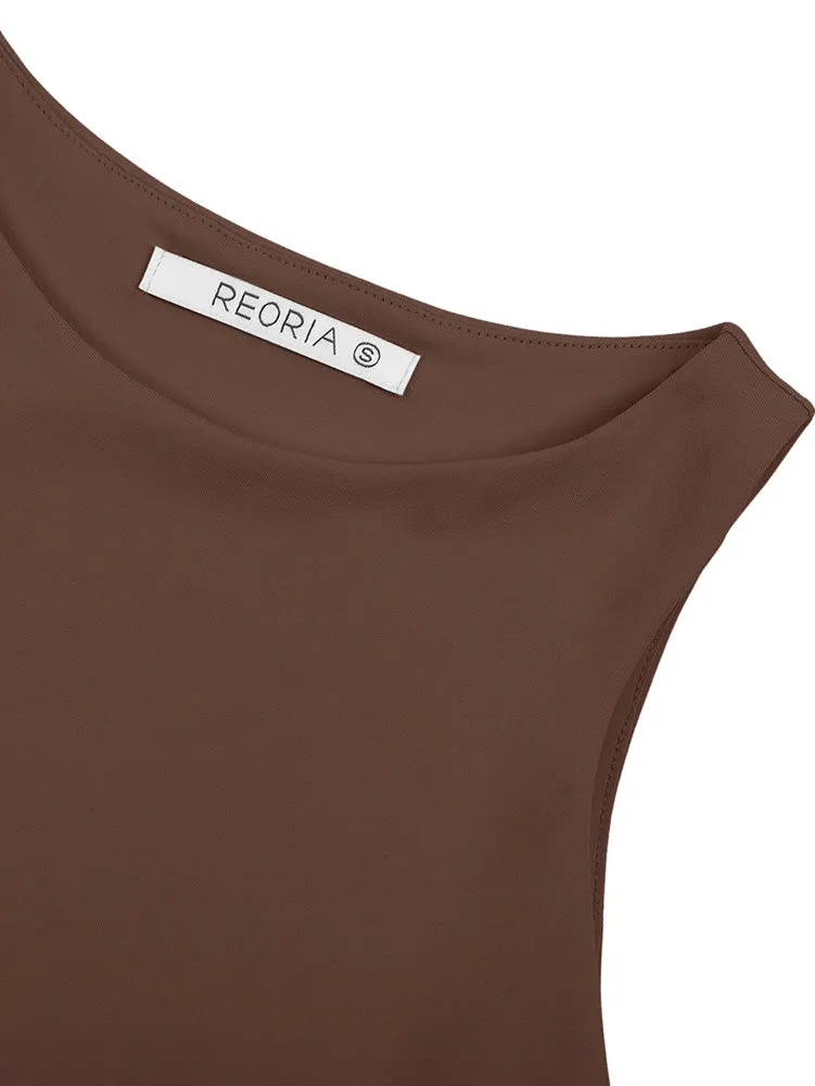 Fashionista’s Dream Crop Top-Coffee sold by ReoRia product image thumbnail 5