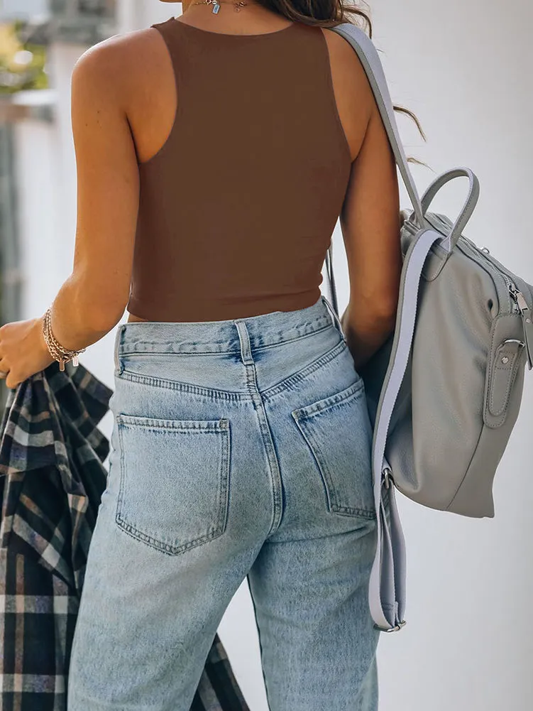 Fashionista’s Dream Crop Top-Coffee sold by ReoRia product image thumbnail 3