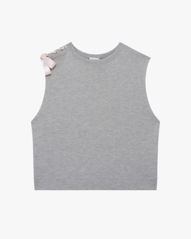 Top sans manche Satin signature made by Repetto