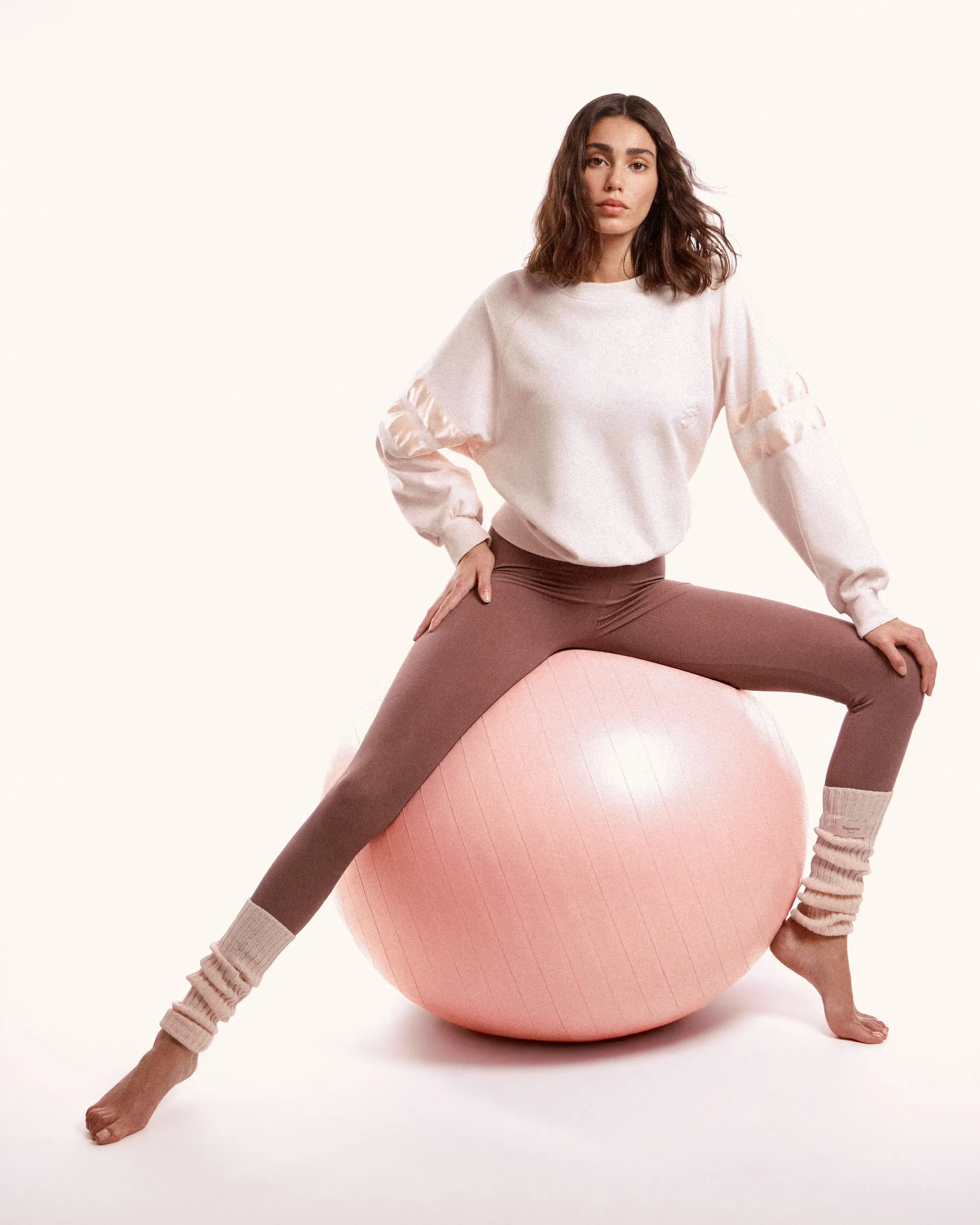 Sweat oversize Satin signature sold by Repetto