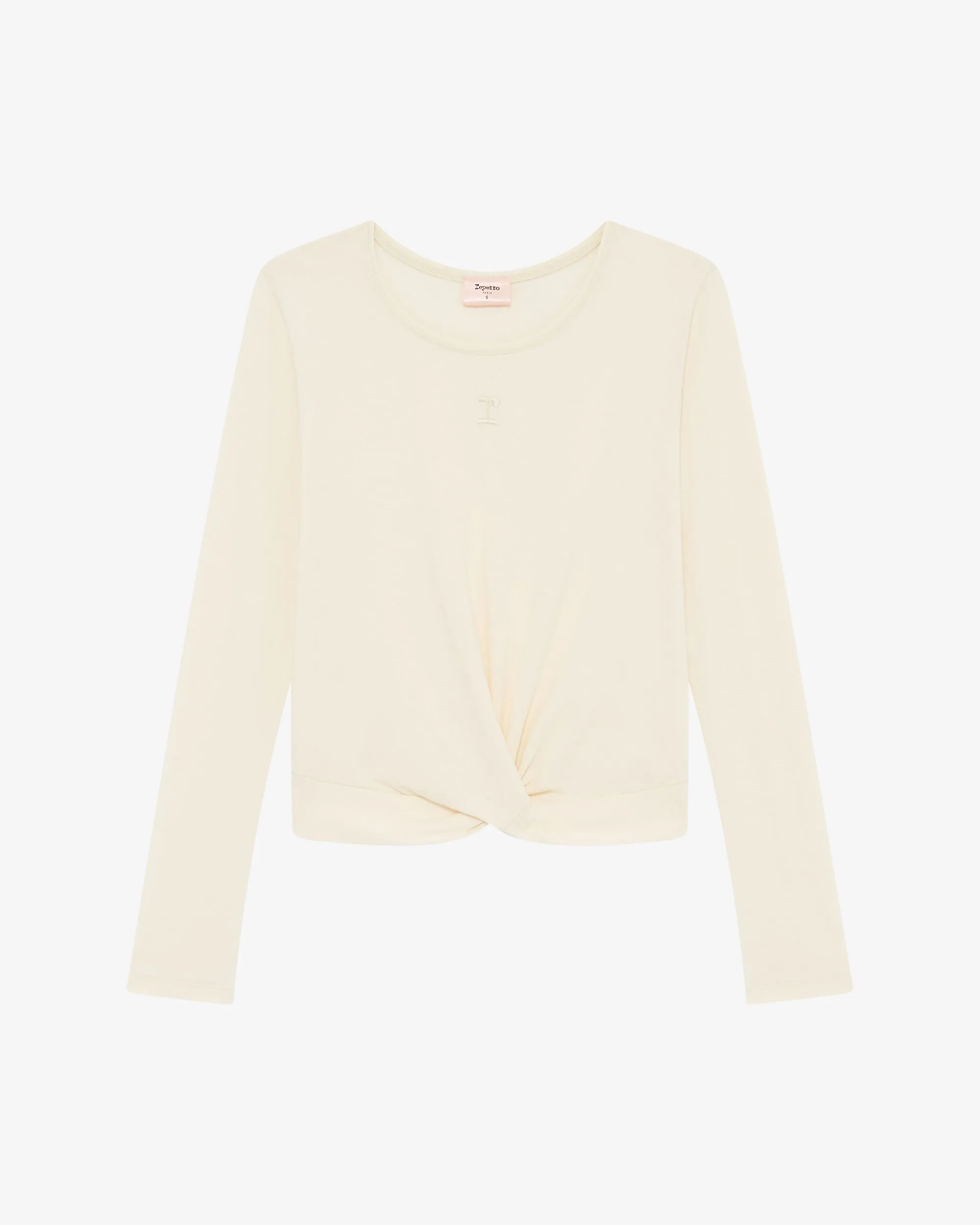 T-shirt manches longues croisé sold by Repetto