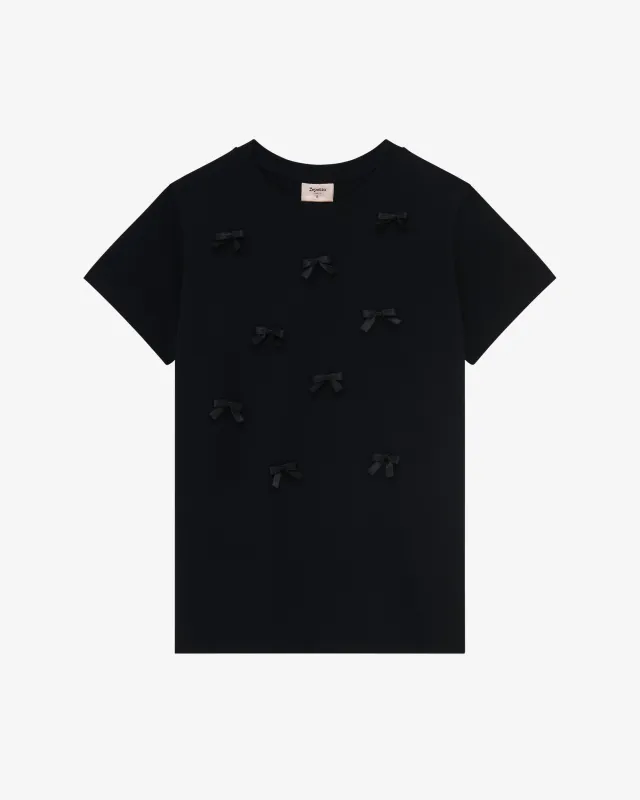 T-shirt multi nœuds Satin signature made by Repetto