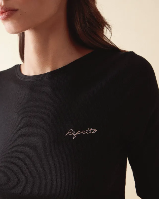T-shirt décolleté dos made by Repetto