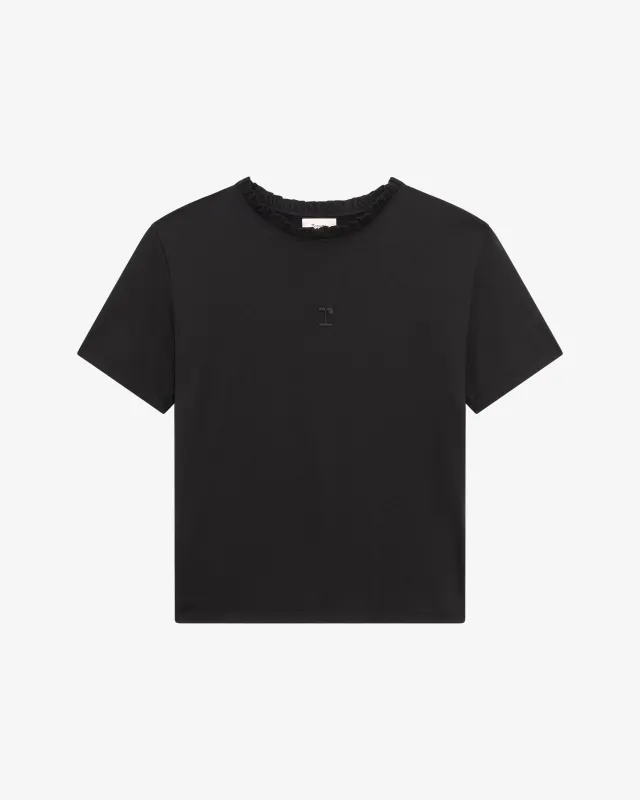 T-shirt col volanté made by Repetto