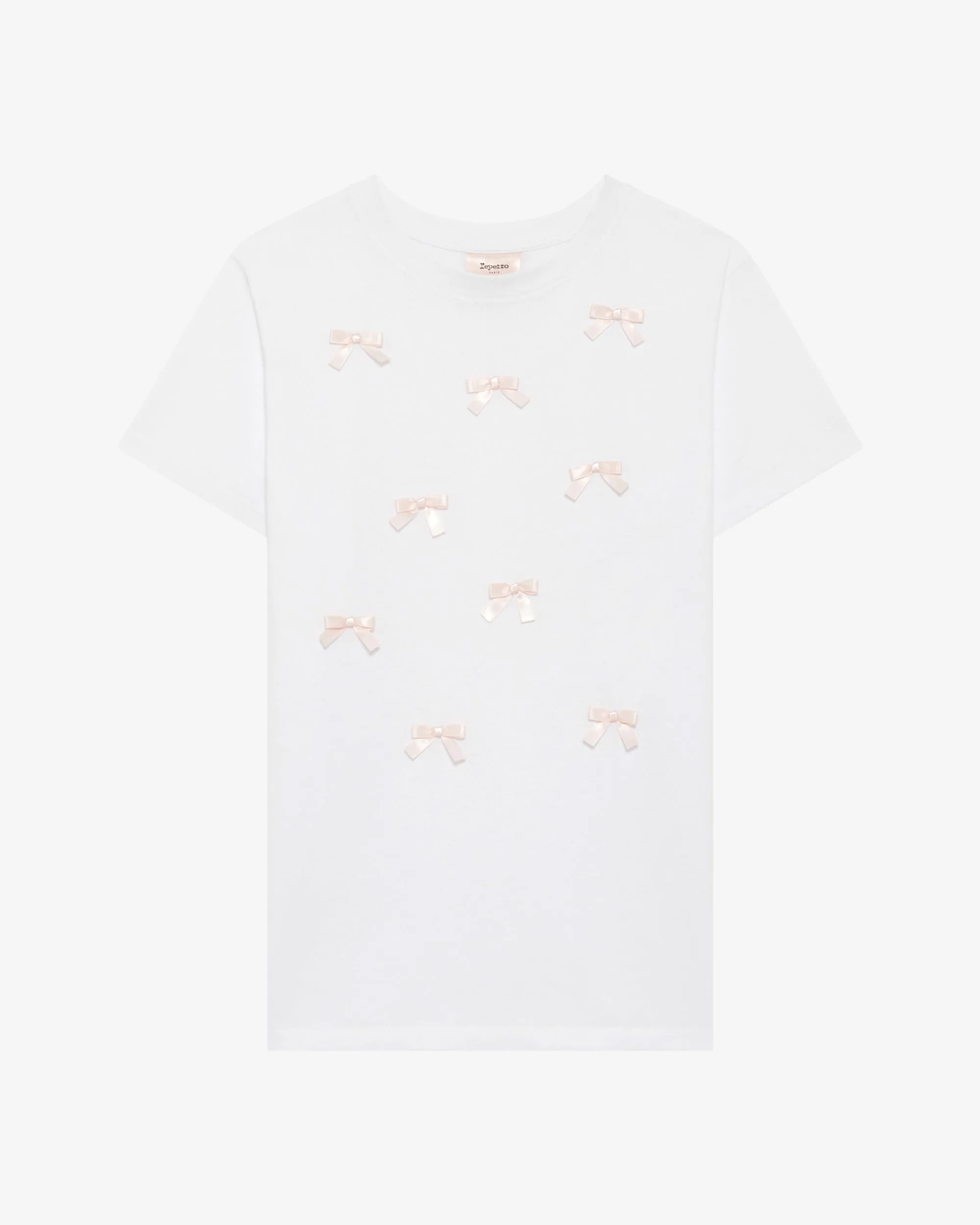 T-shirt multi nœuds Satin signature sold by Repetto