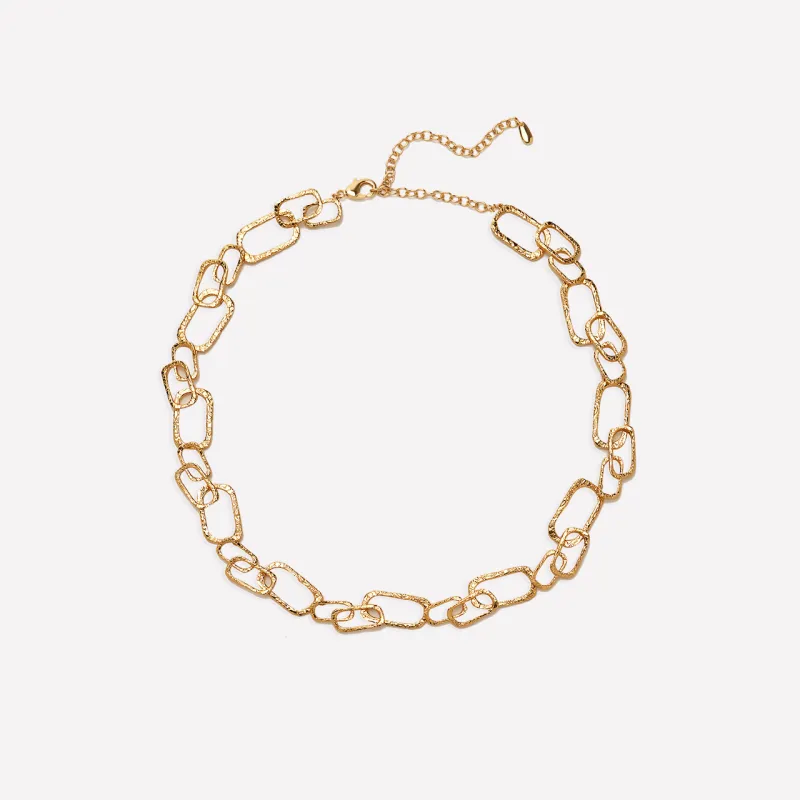 Roman Arc Golden Necklace sold by Retro Chic