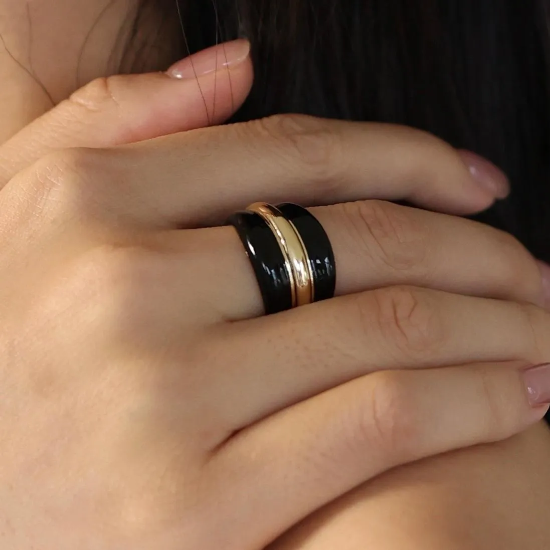 Ostuni Black Rings sold by Retro Chic product image thumbnail 3