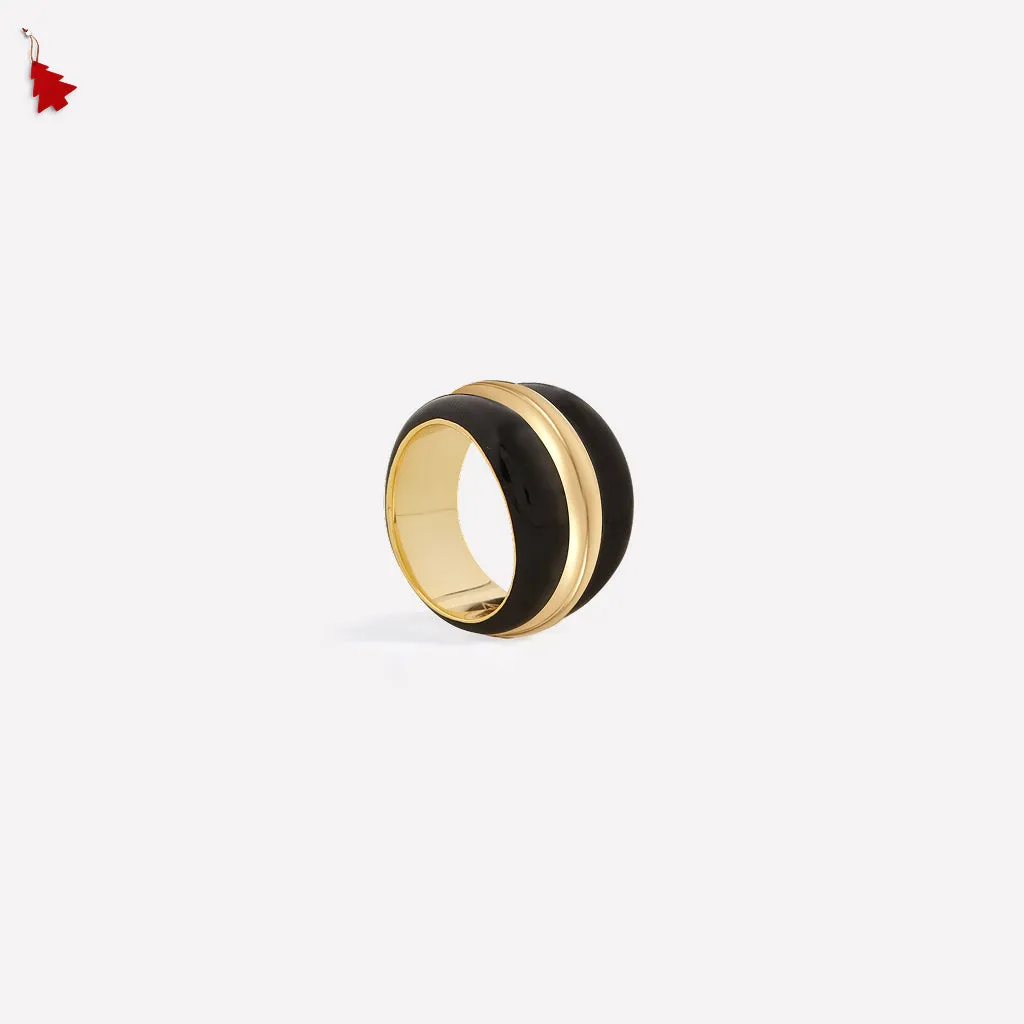Ostuni Black Rings sold by Retro Chic