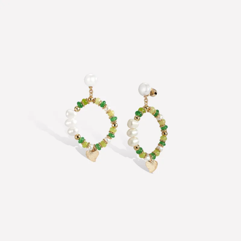 Thetis Green Earrings sold by Retro Chic