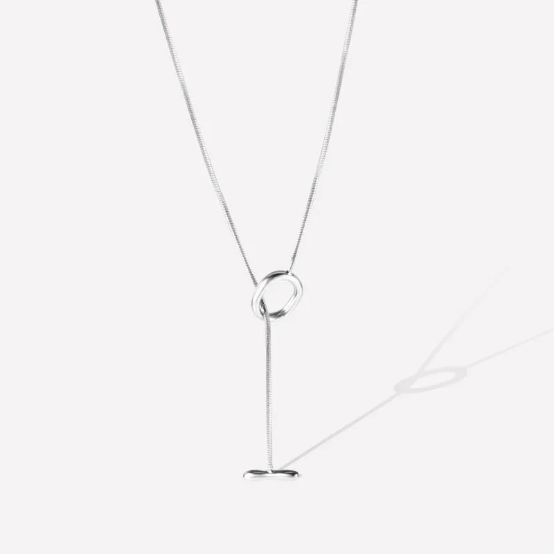 Whispers Vine Silver Necklace sold by Retro Chic