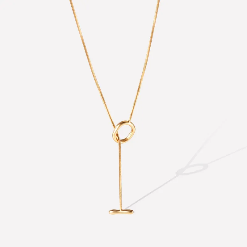 Whispers Vine Golden Necklace sold by Retro Chic