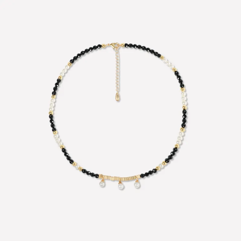 Poseidon Black Necklace sold by Retro Chic