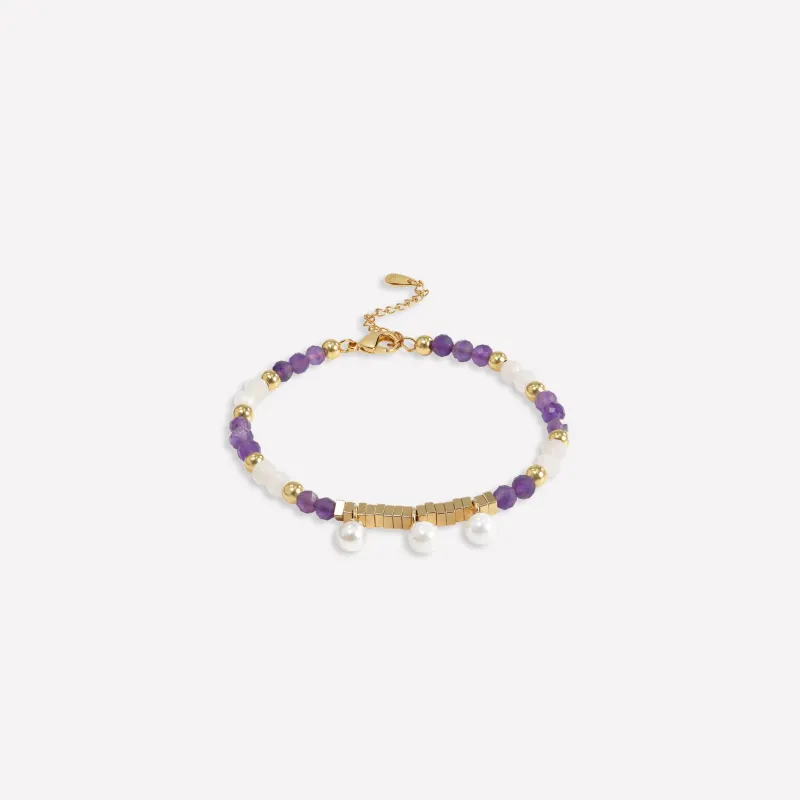 Poseidon Purple Bracelet sold by Retro Chic