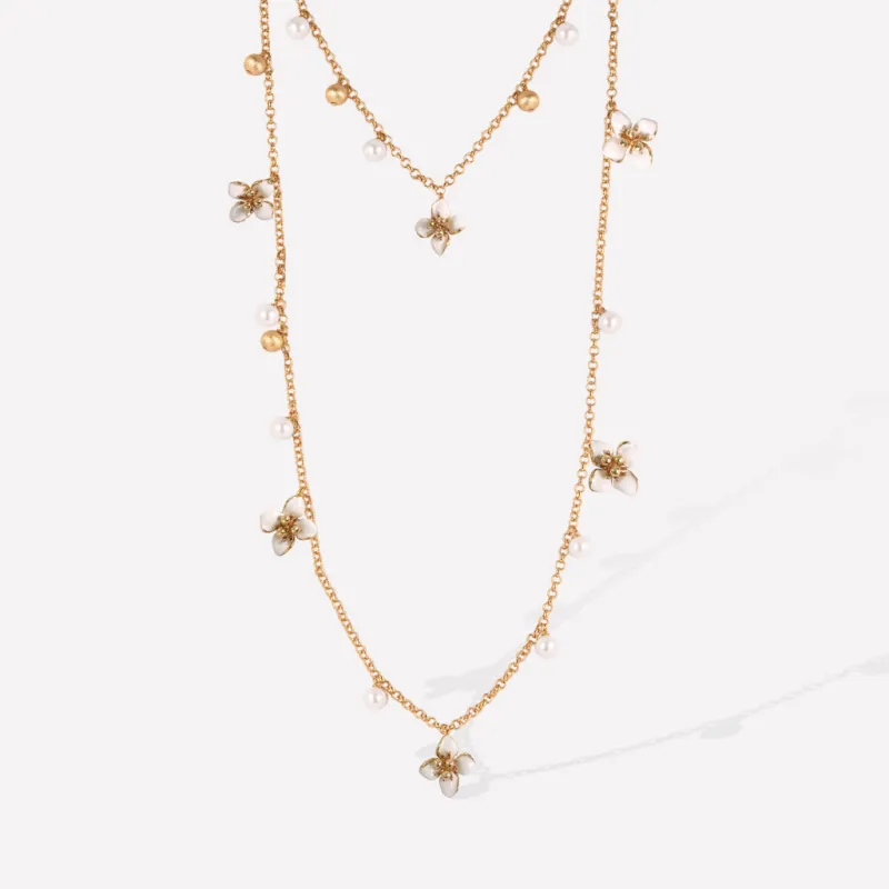 Iris Blossom Necklace sold by Retro Chic