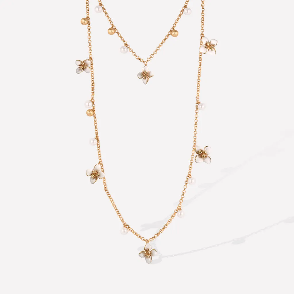 Iris Blossom Necklace sold by Retro Chic