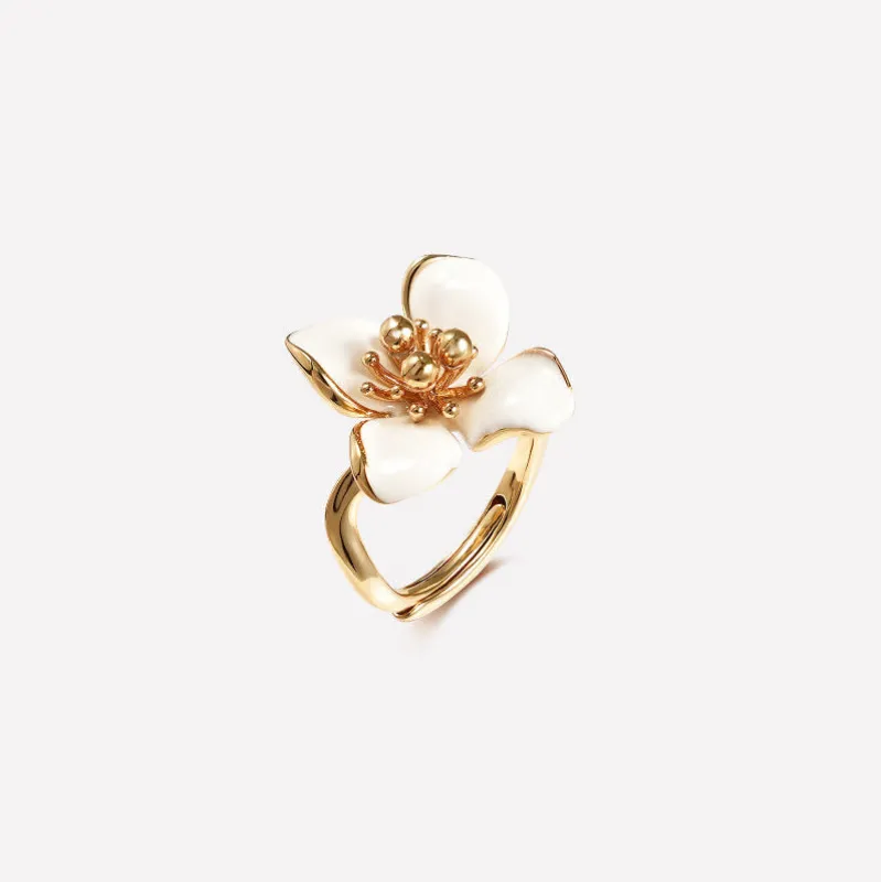 Iris Blossom Ring - Adjustable sold by Retro Chic