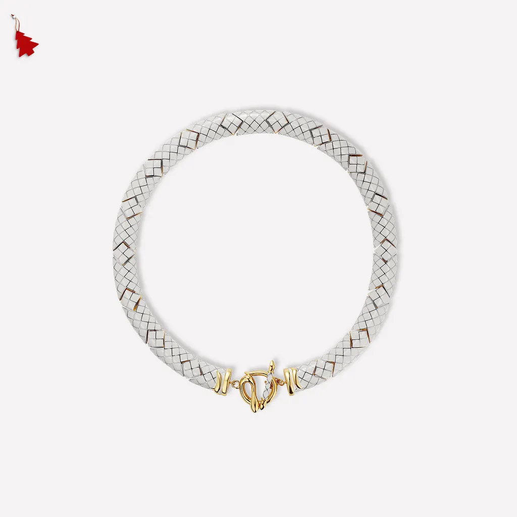 White Uraeus Necklace sold by Retro Chic