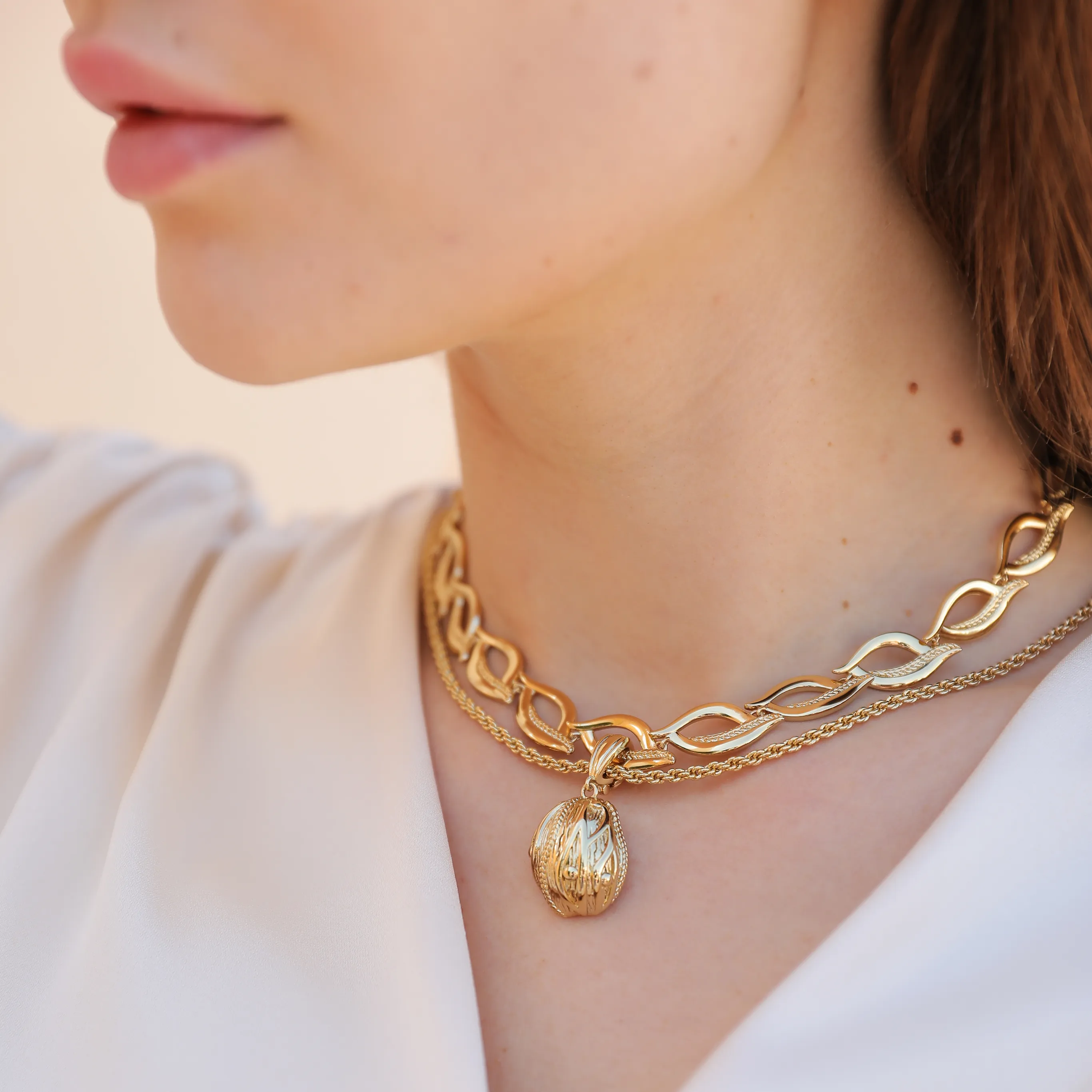 Horus Eye Necklace Set sold by Retro Chic product image thumbnail 4