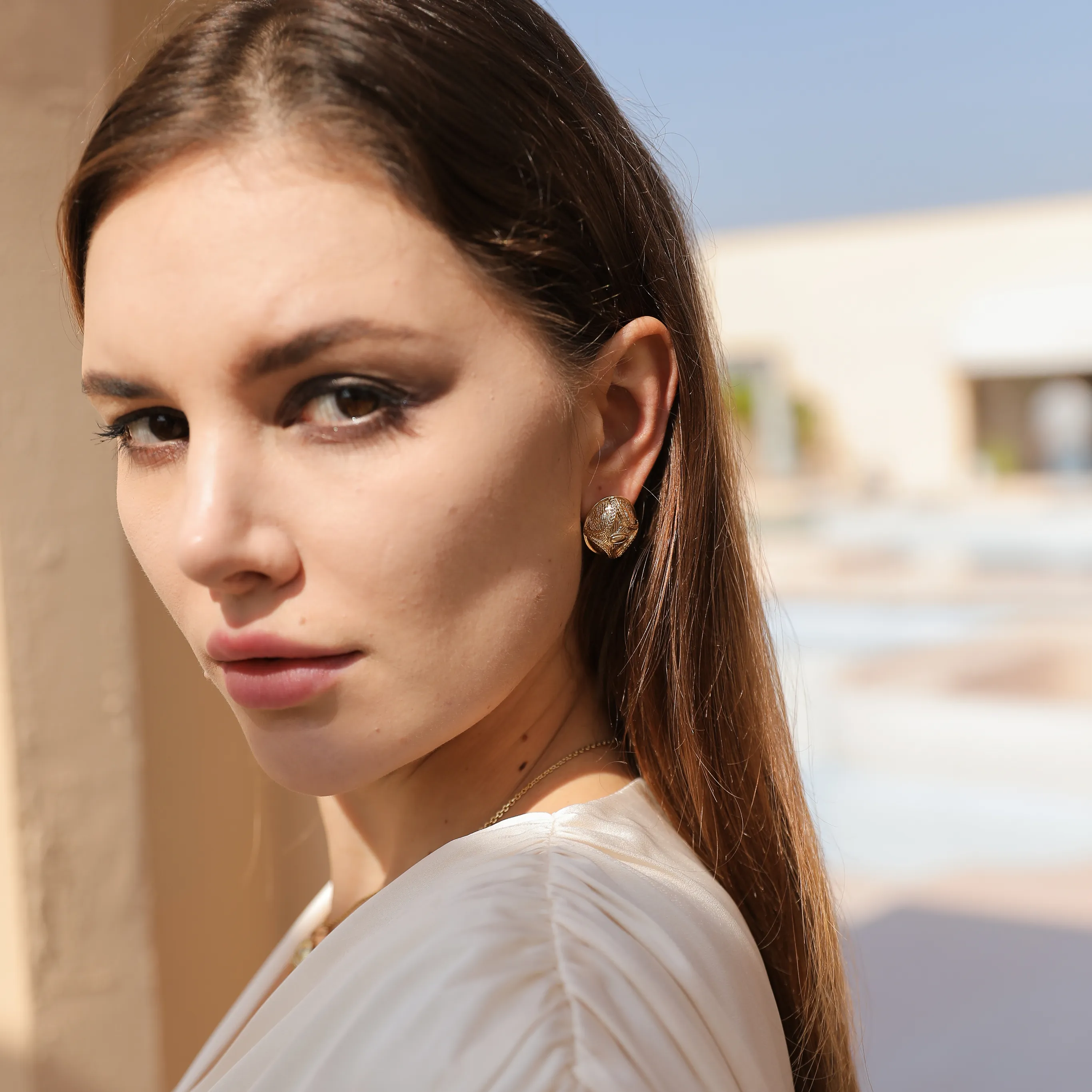 Egypt Eye Earrings sold by Retro Chic product image thumbnail 3