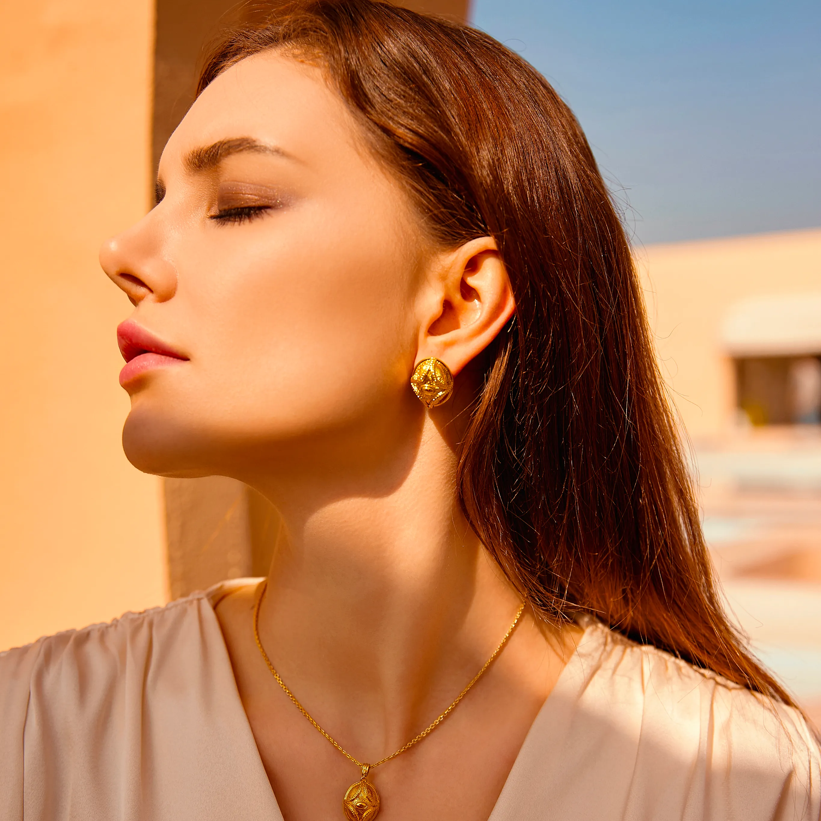 Egypt Eye Earrings sold by Retro Chic product image thumbnail 2