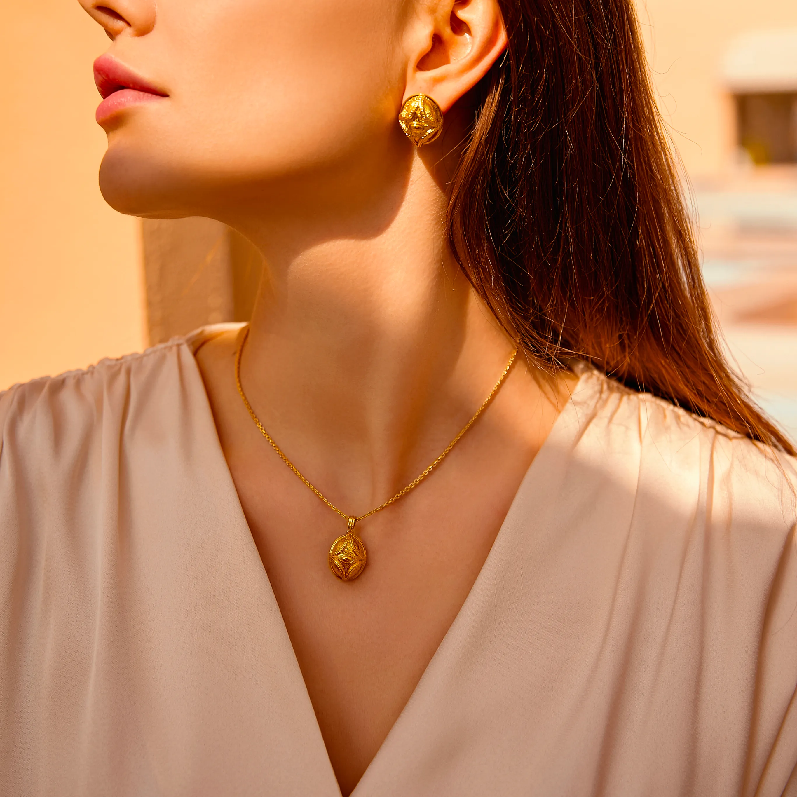 Egypt Eye Necklace sold by Retro Chic product image thumbnail 2