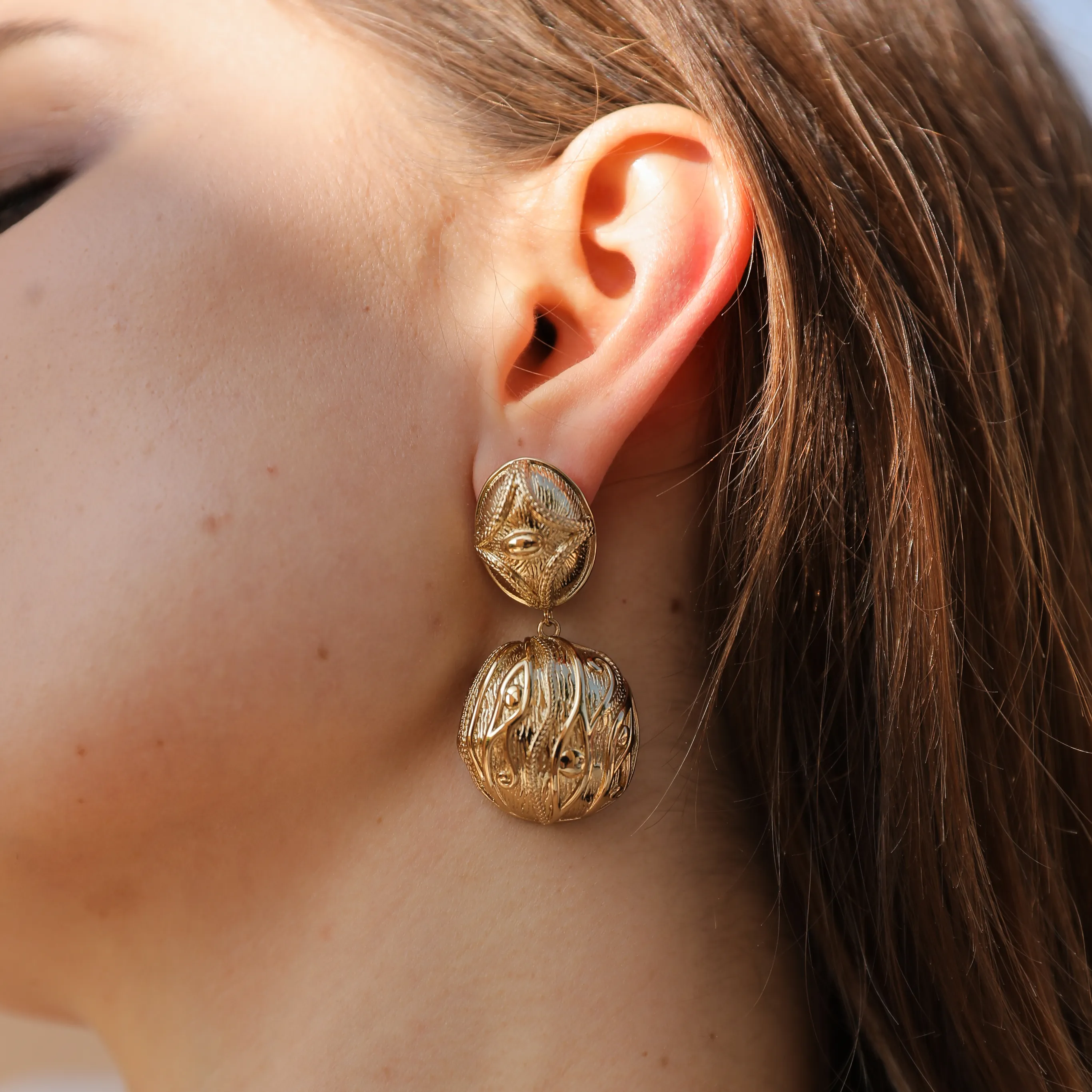 Amulet Eye Earrings sold by Retro Chic product image thumbnail 4