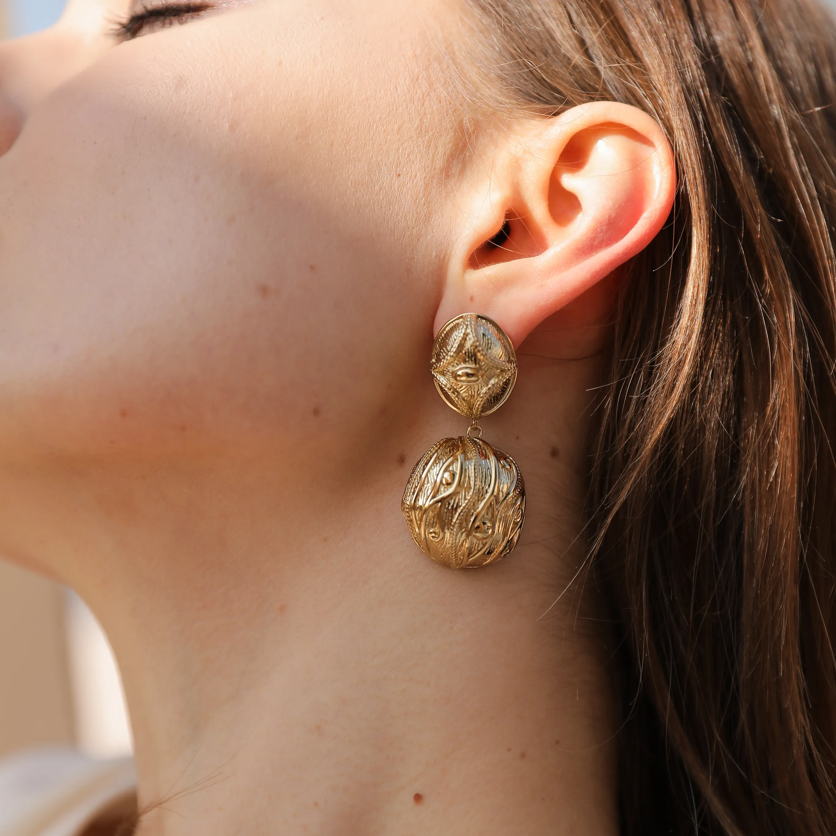 Amulet Eye Earrings sold by Retro Chic product image thumbnail 5