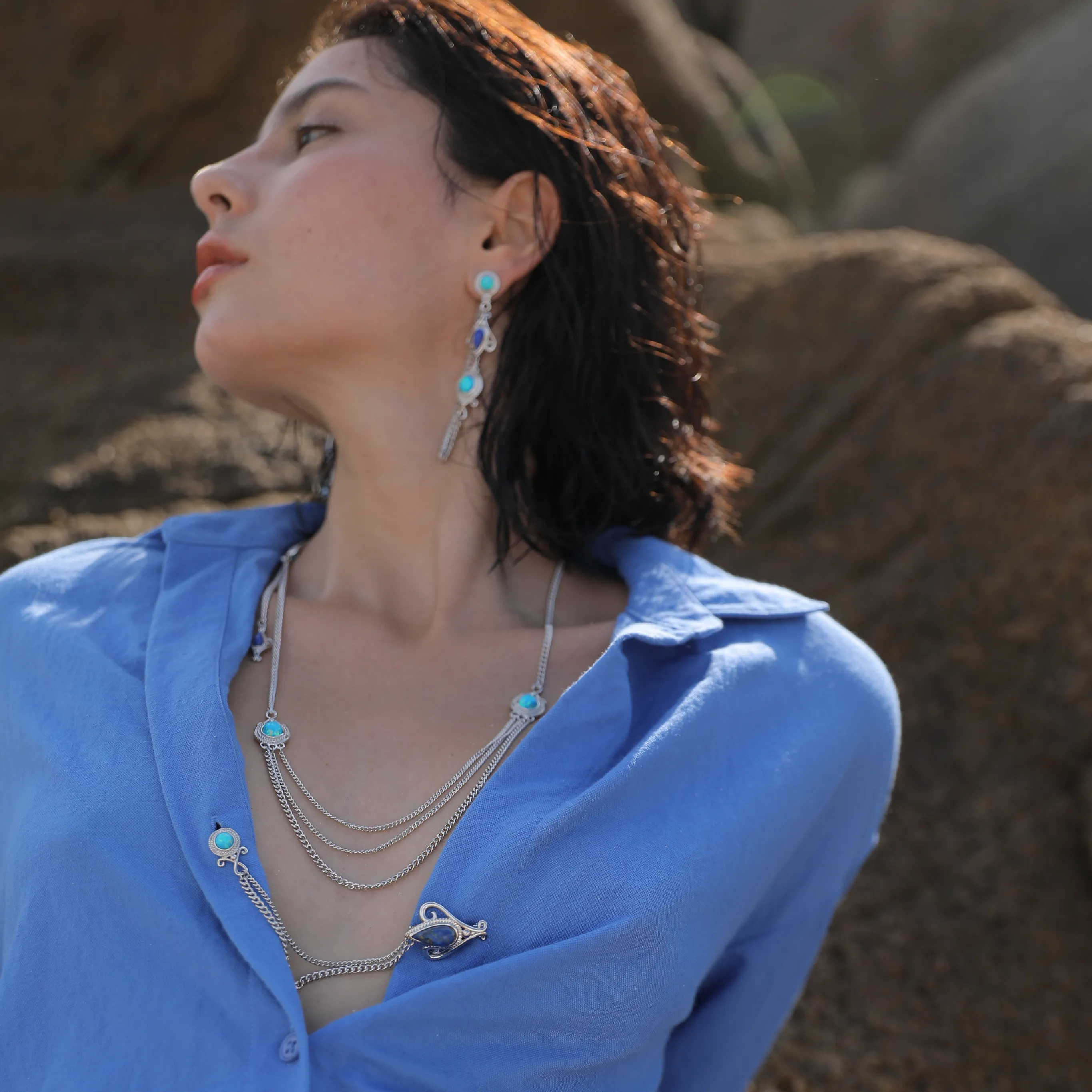 Bee Priestess Necklace sold by Retro Chic product image thumbnail 2