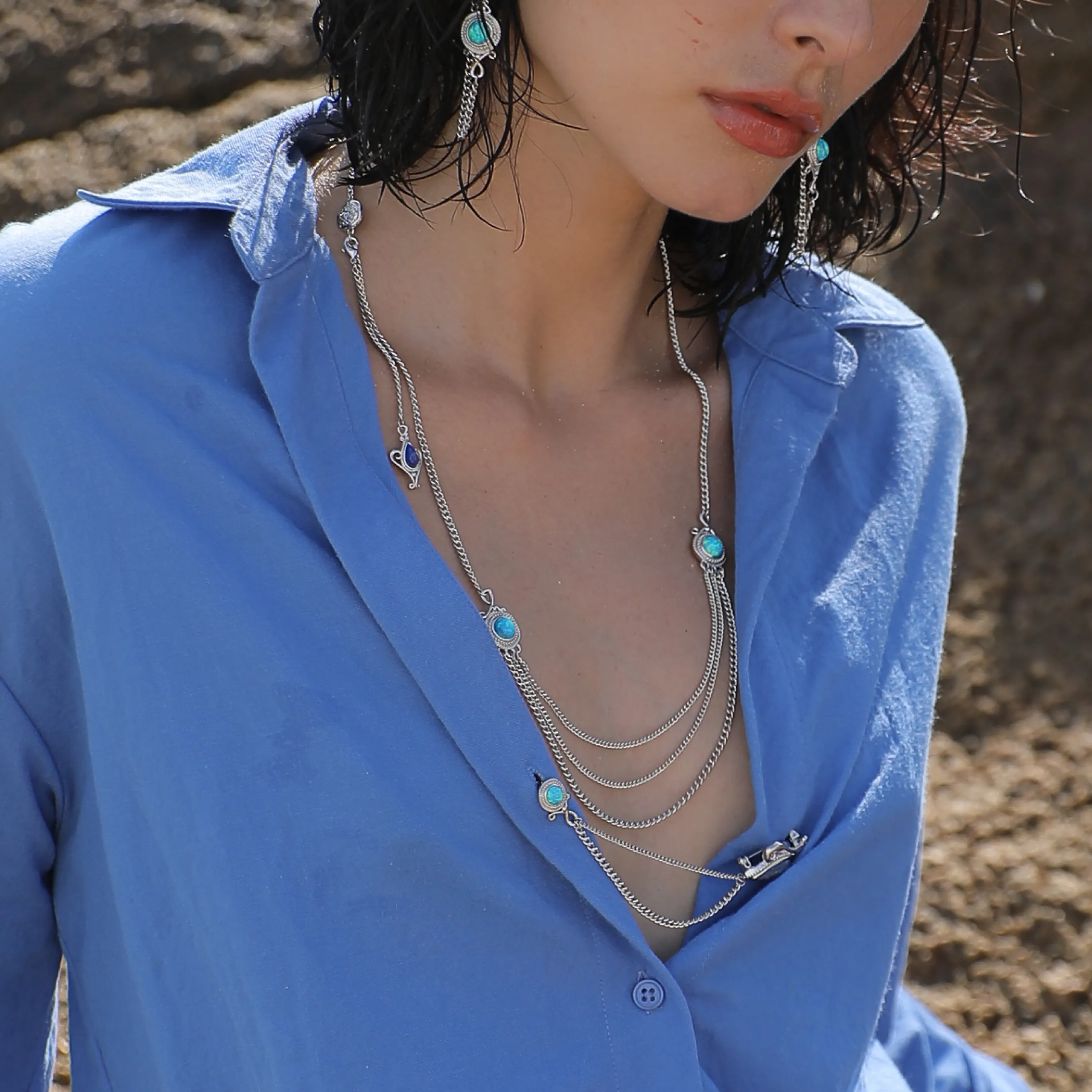 Bee Priestess Necklace sold by Retro Chic product image thumbnail 4