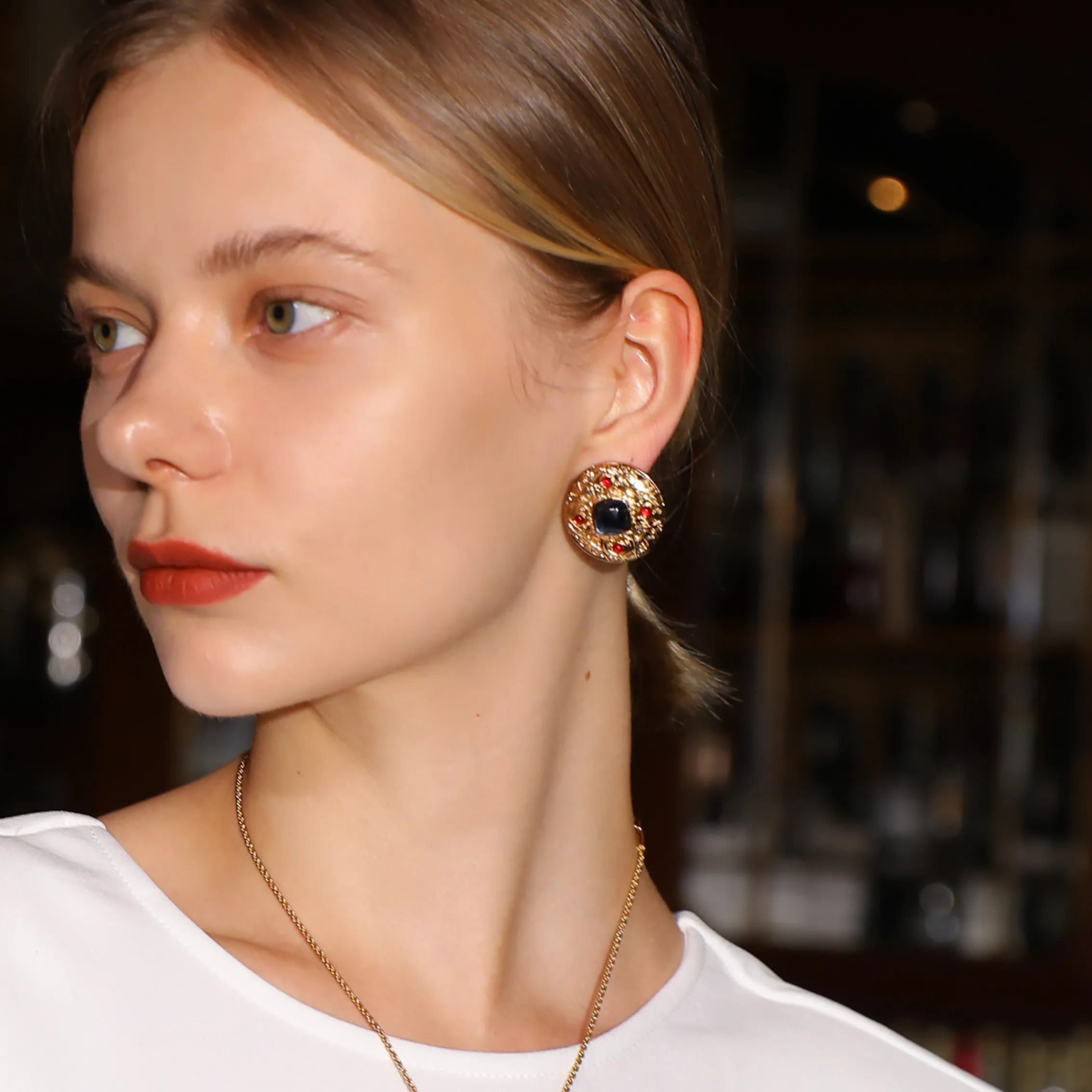 Byzantine Queen Earrings sold by Retro Chic product image thumbnail 5