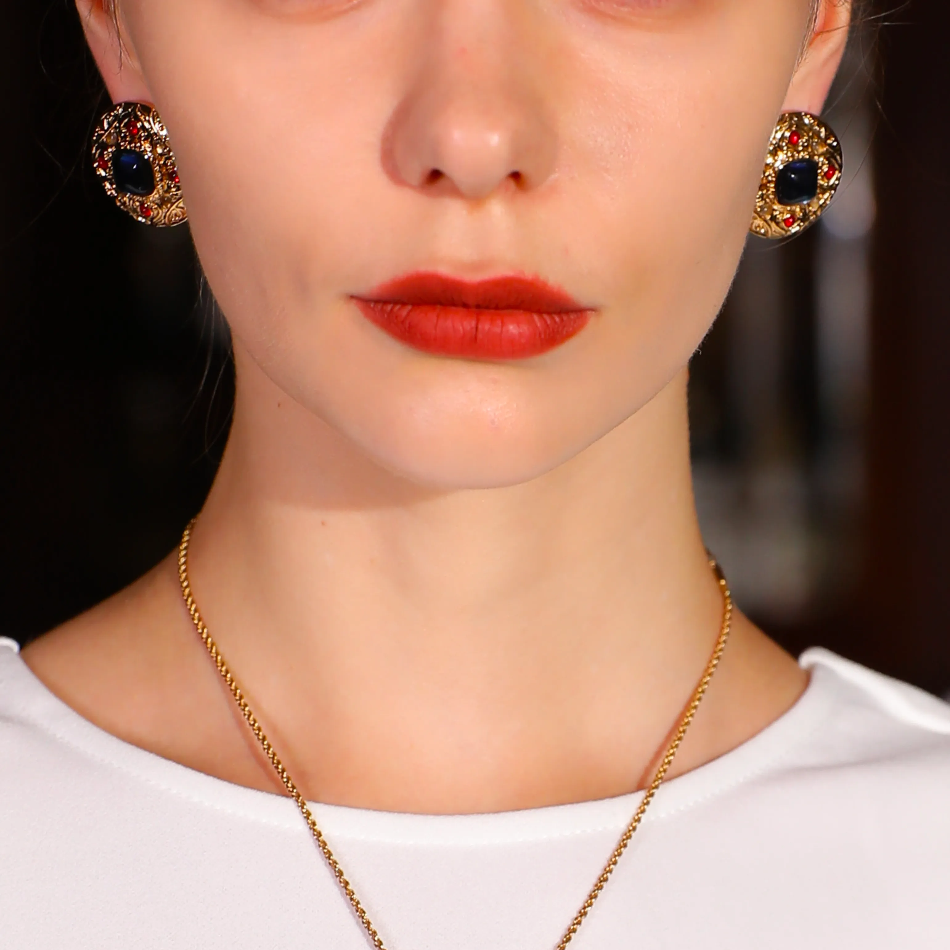 Byzantine Queen Earrings sold by Retro Chic product image thumbnail 3