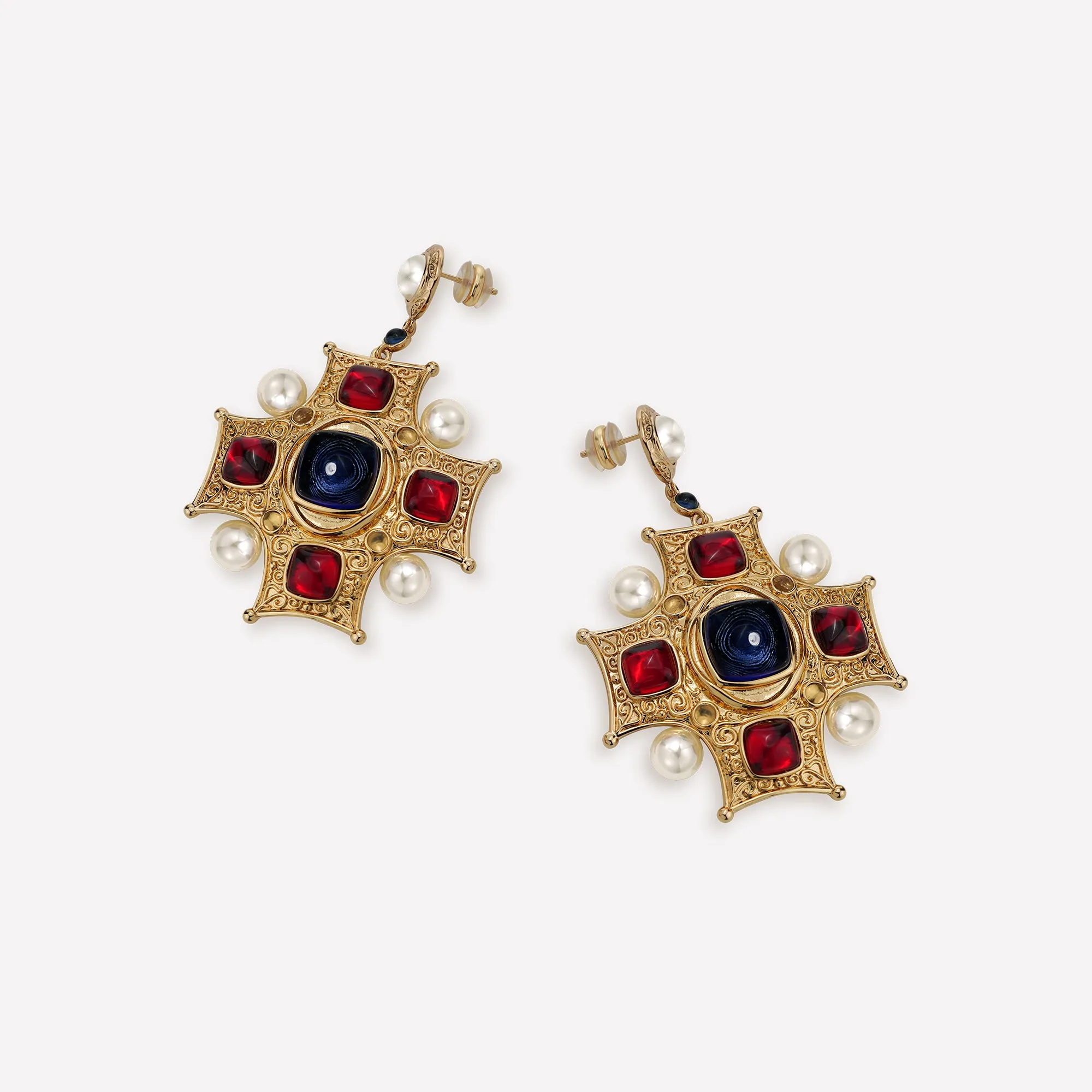 Byzantine King Earrings sold by Retro Chic product image thumbnail 4