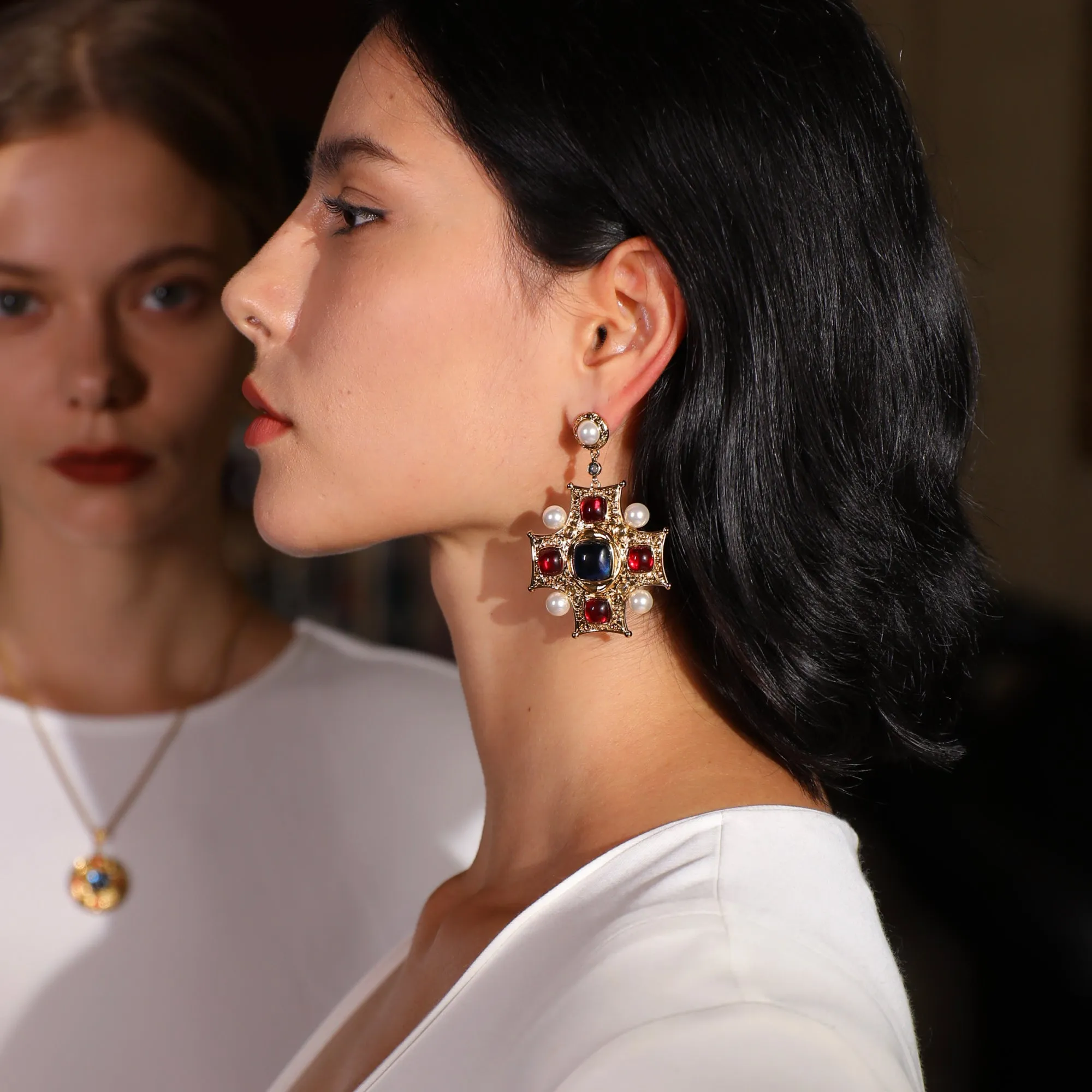 Byzantine King Earrings sold by Retro Chic product image thumbnail 5