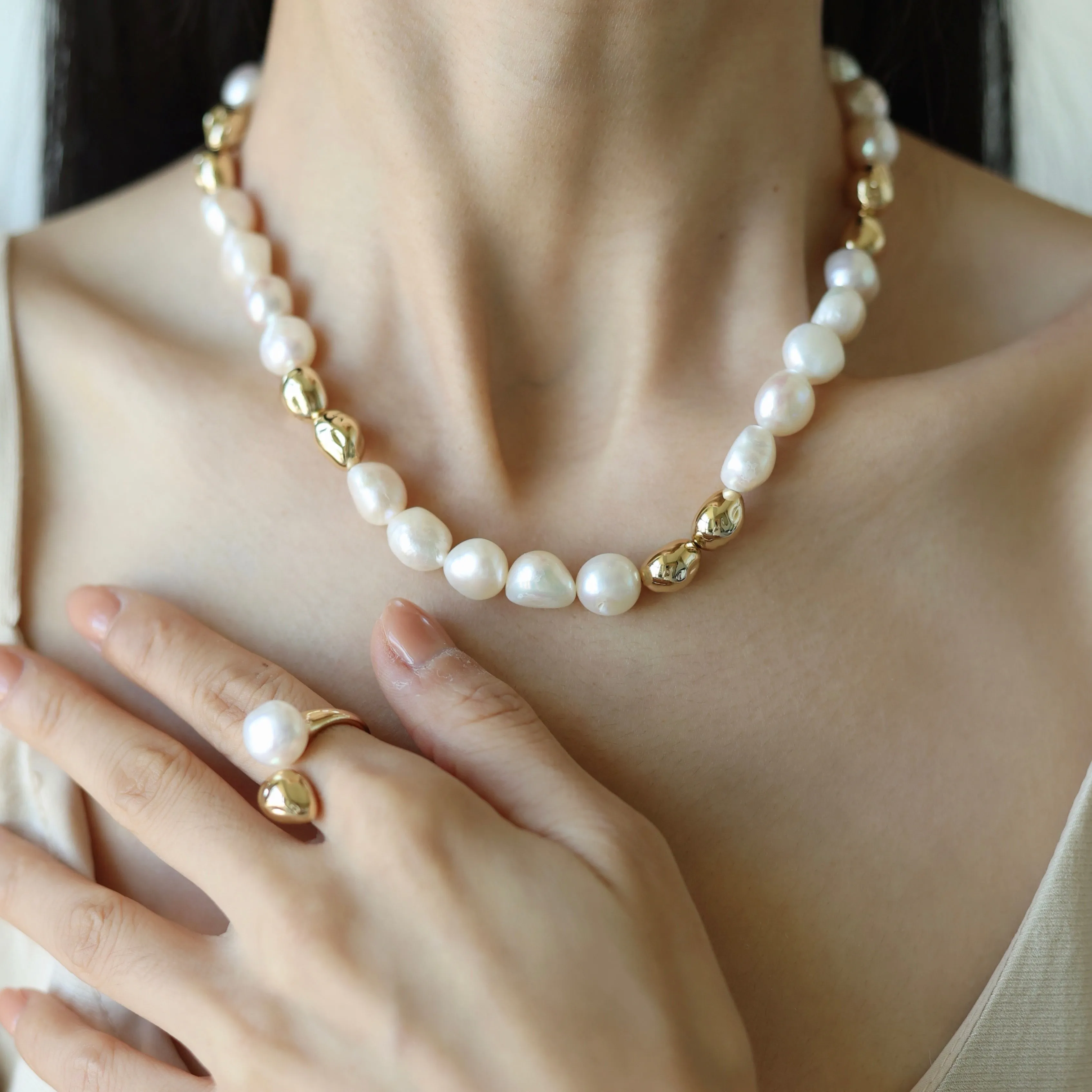Eden Pearl Necklaces sold by Retro Chic product image thumbnail 2