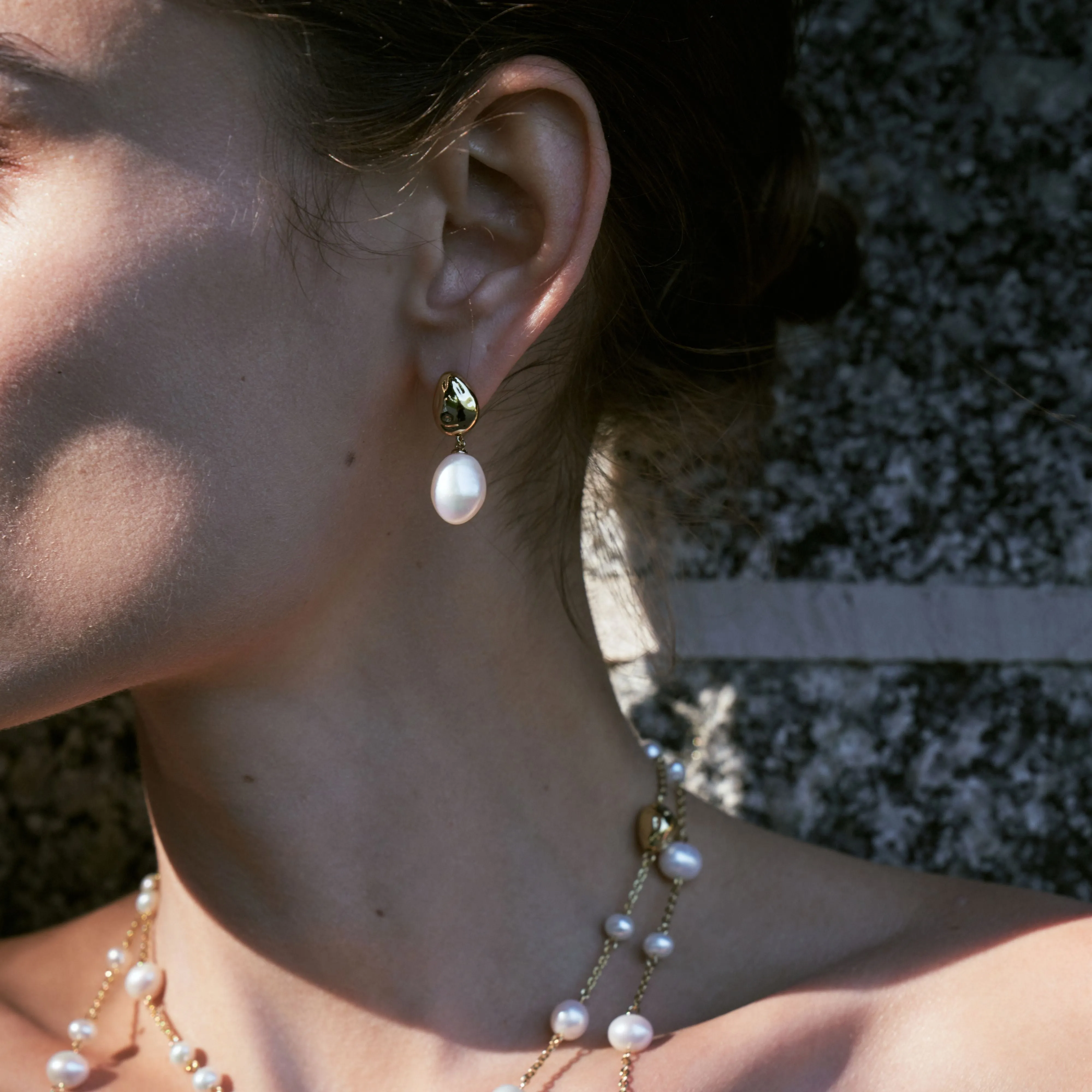Eden Pearl Drop Earrings sold by Retro Chic product image thumbnail 2