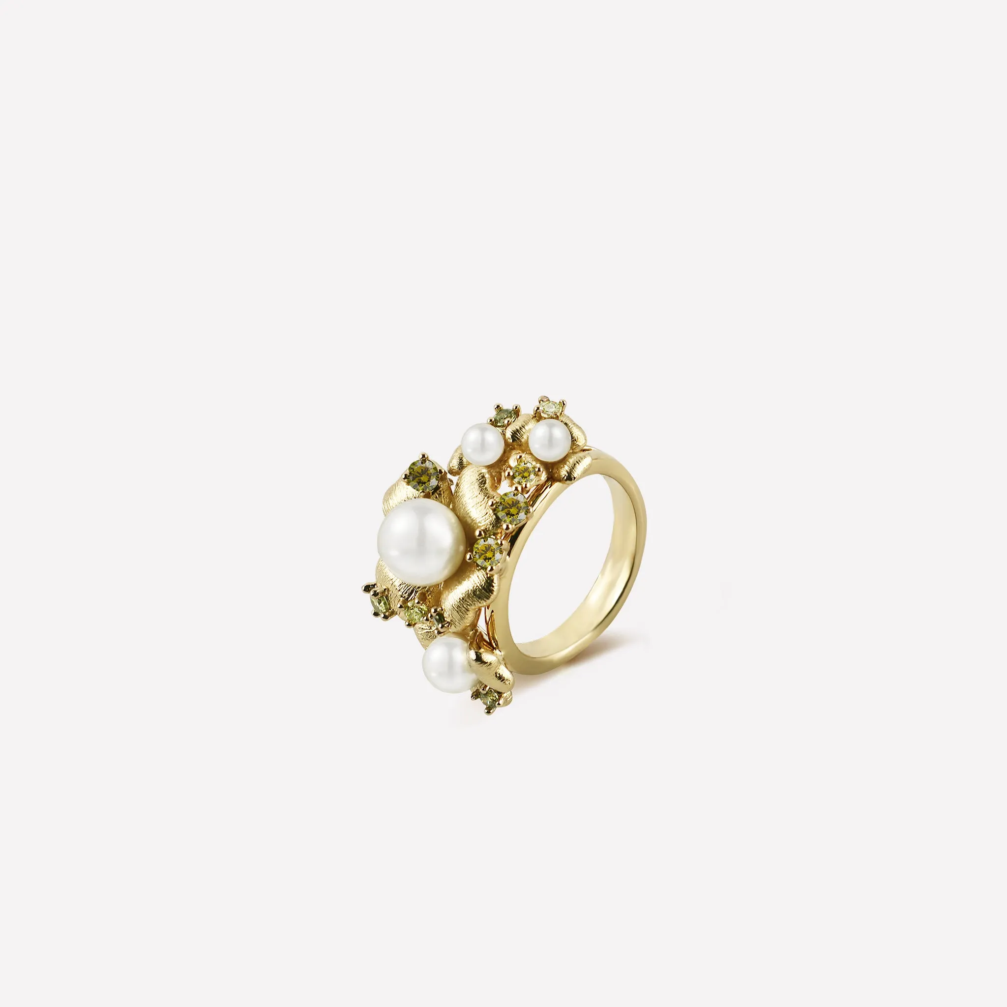 Garden Blossom Wide Ring sold by Retro Chic