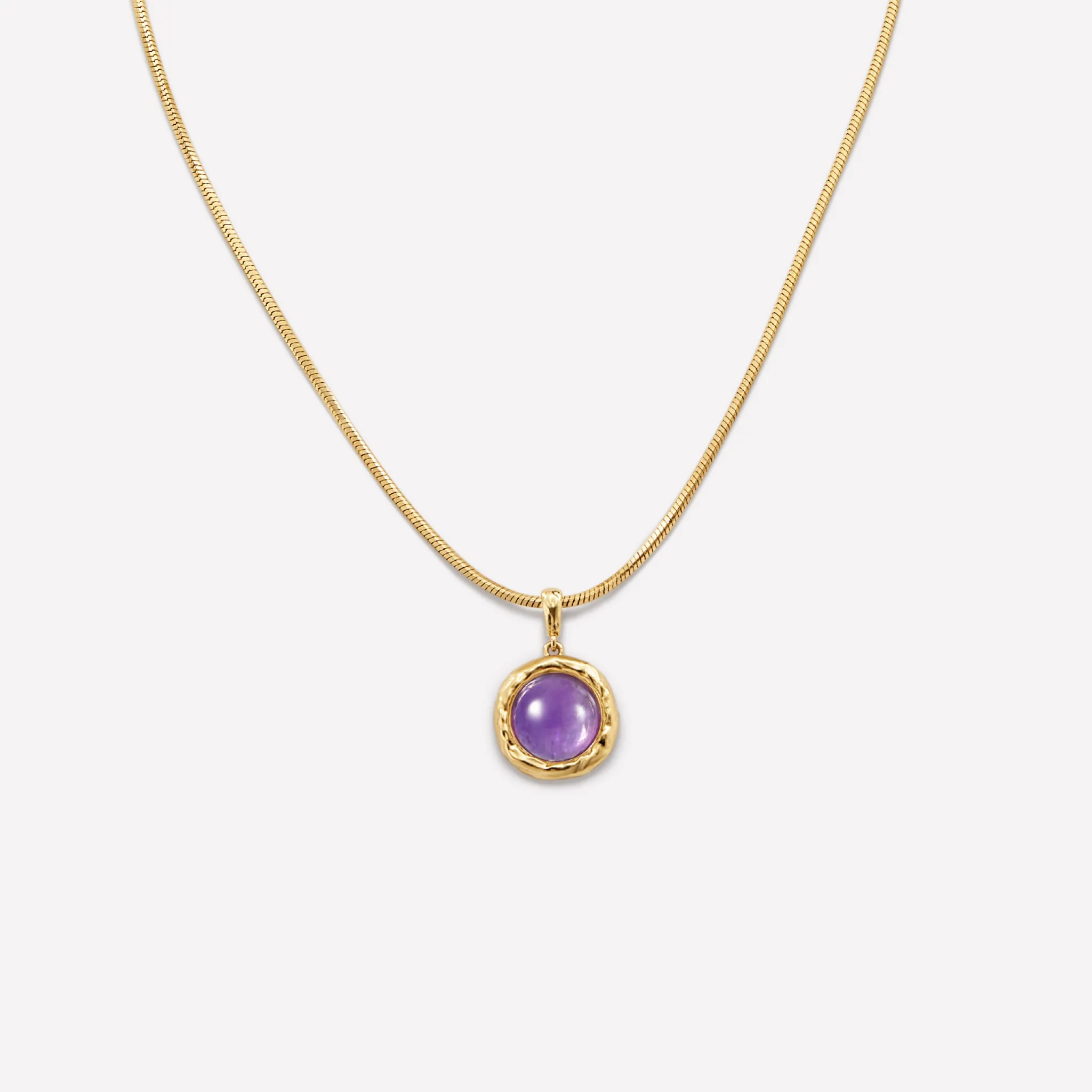 Aeolian Whispers Amethyst Necklace sold by Retro Chic