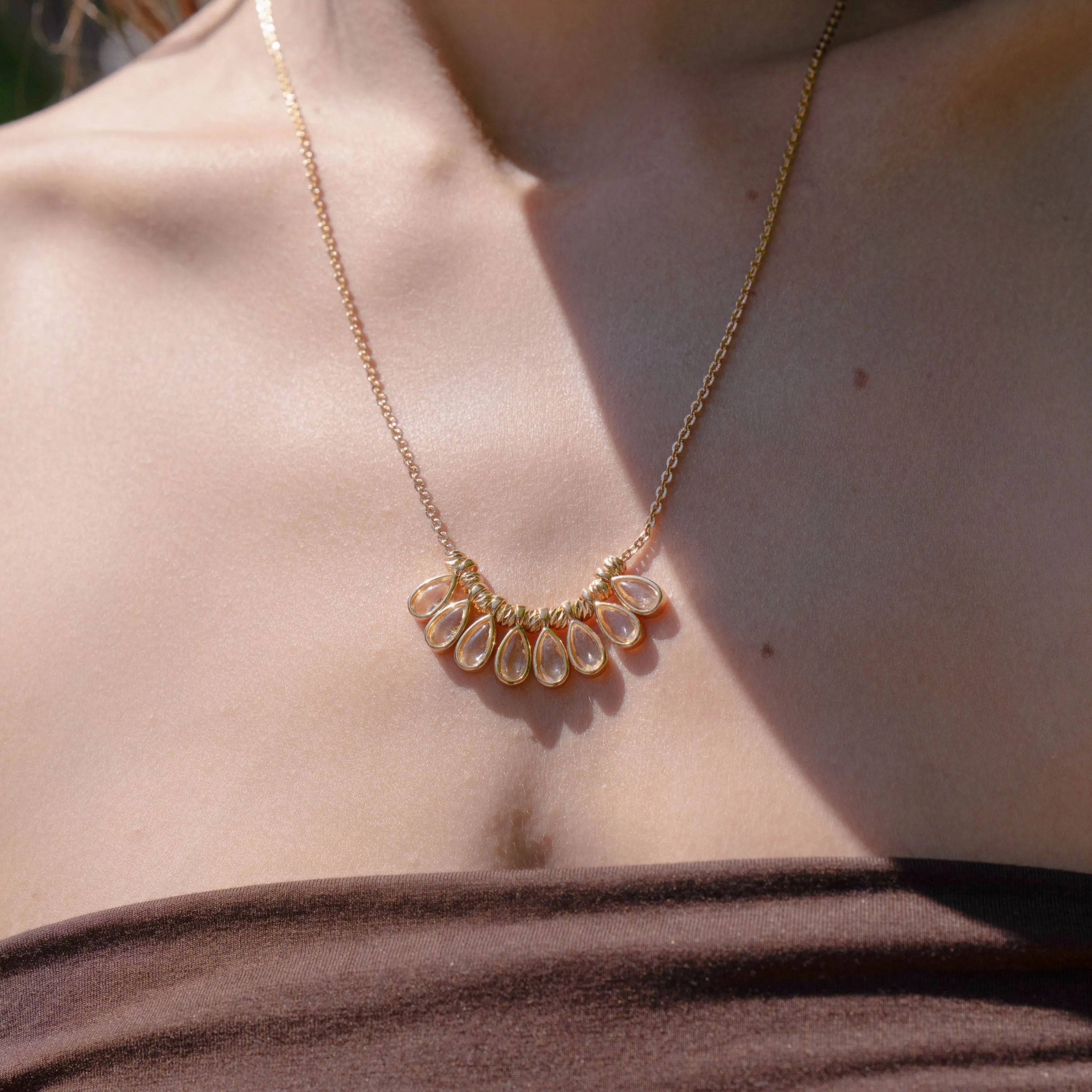 Aeolian Echo Drop Necklace sold by Retro Chic product image thumbnail 2