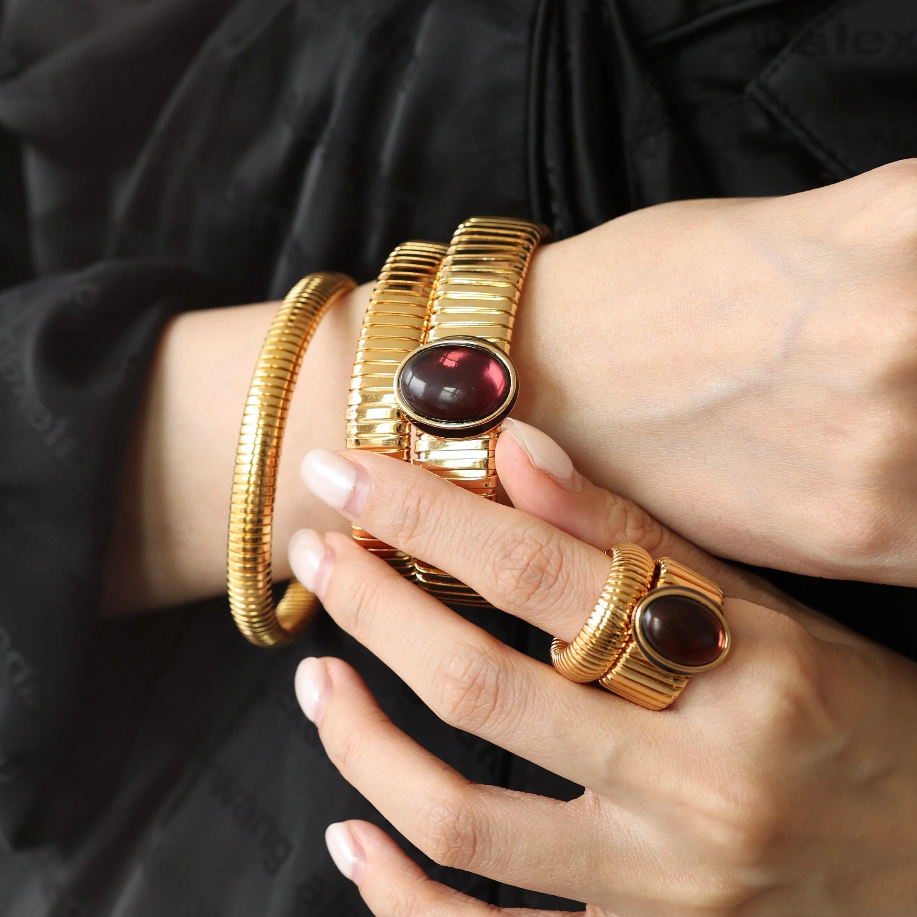 Wide Gladiatorl Minimalist Bracelet sold by Retro Chic product image thumbnail 2